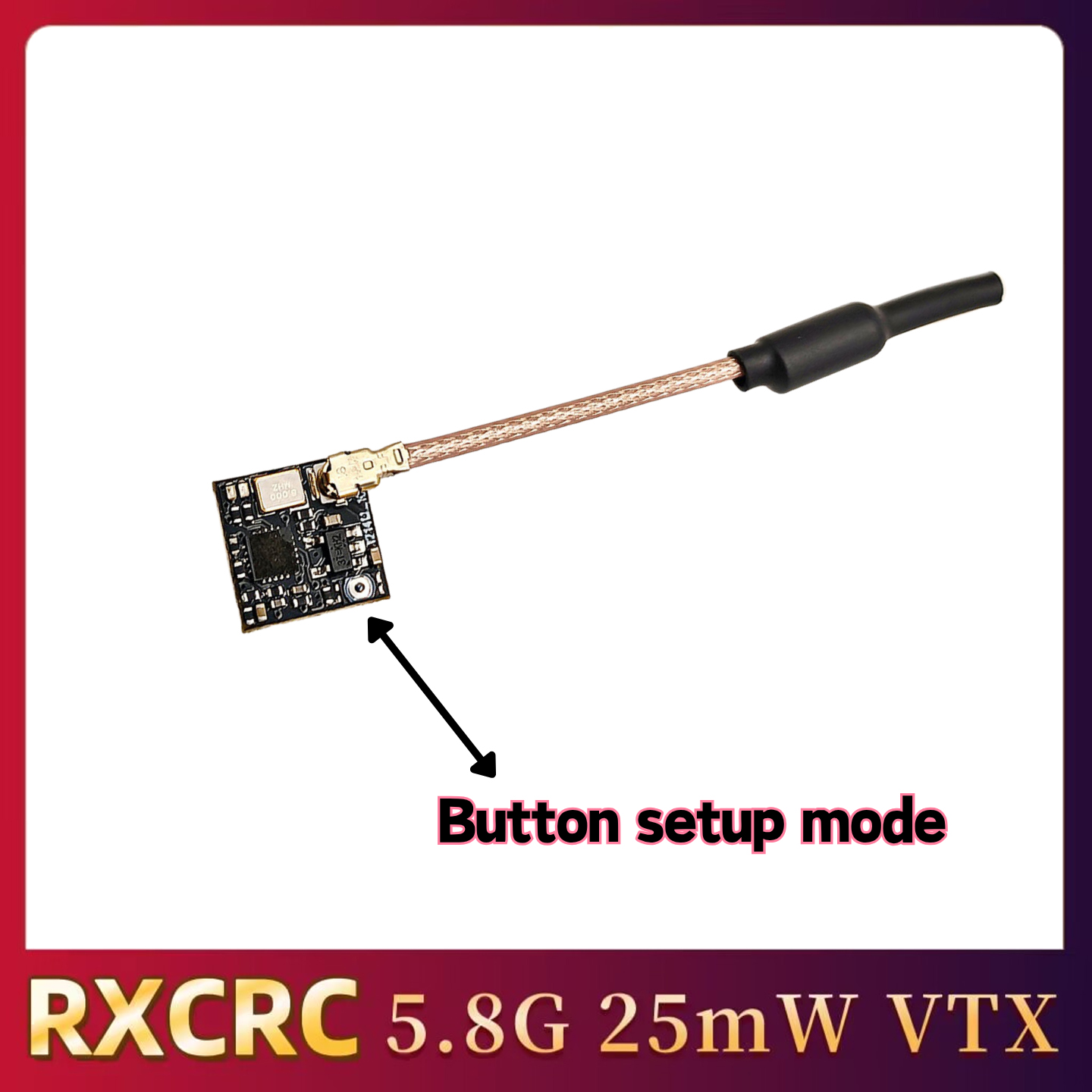 RXCRC 5.8GHz 48CH FPV 25mW Ana - Fpv Drone Frame review and price